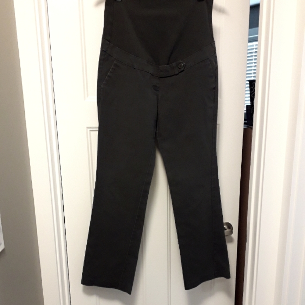 Thyme Maternity Gray Dress Pants
